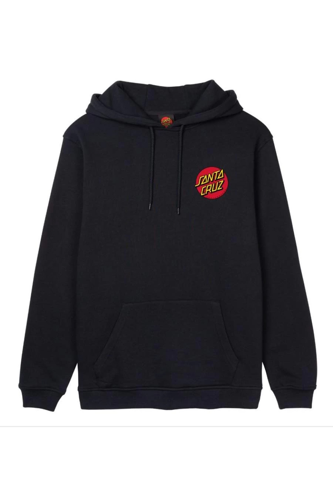 Santa Cruz Santa Cruz - CLASSIC DOT CHEST HOOD - BLACK
